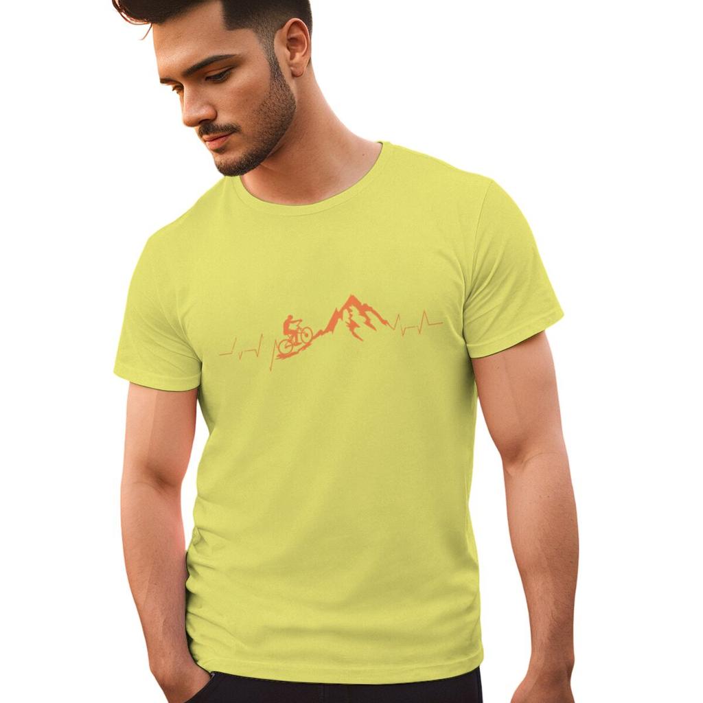 Mountain Bike Cycling Print Tshirts For Men Summer Funny Cycling Casual Short Sleeve Round Neck Tops Male Clothing Tshirt