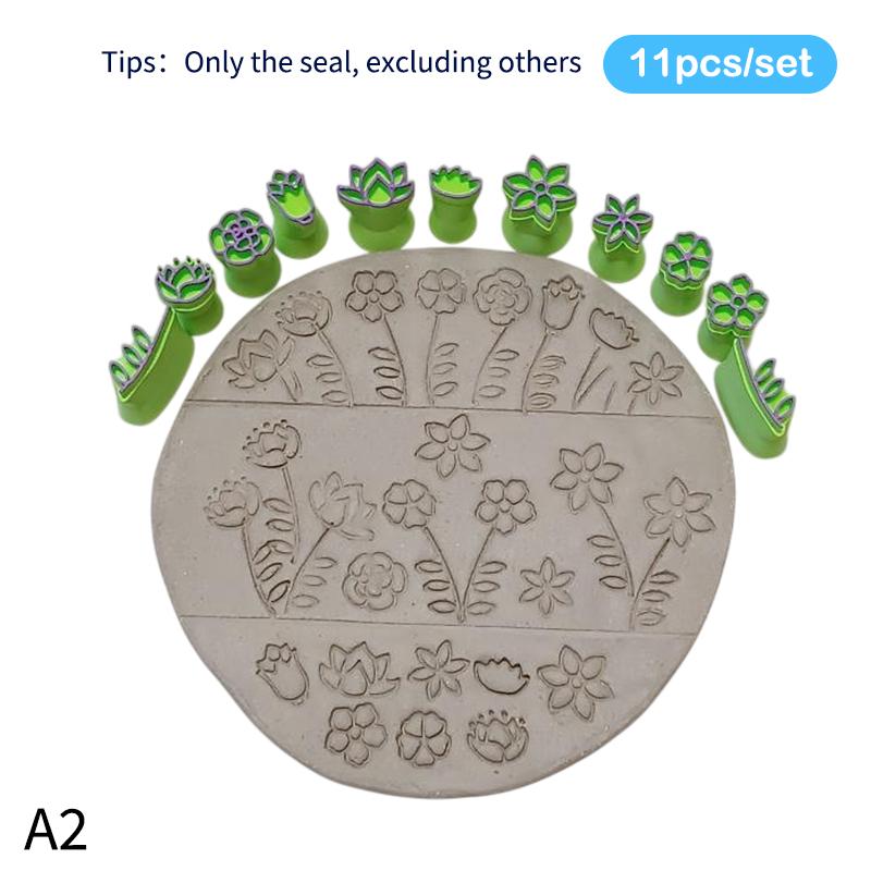 

Clay Stamp & Molding Kit Flower Leaf Design Diy Crafts And Art Creations For Making, Pottery, Scrapbooking, Card Making A2