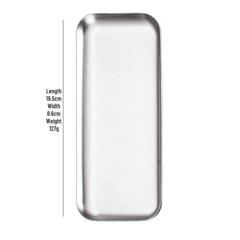 Aishangla 201 Stainless Steel Rectangular Serving Tray