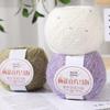 50g Sparkling Plum Blossom Glitter Ma Hai Woolen Yarn Hand Woven Sweater Thread DIY Shawl Scarf Thread Wool Thread Balls