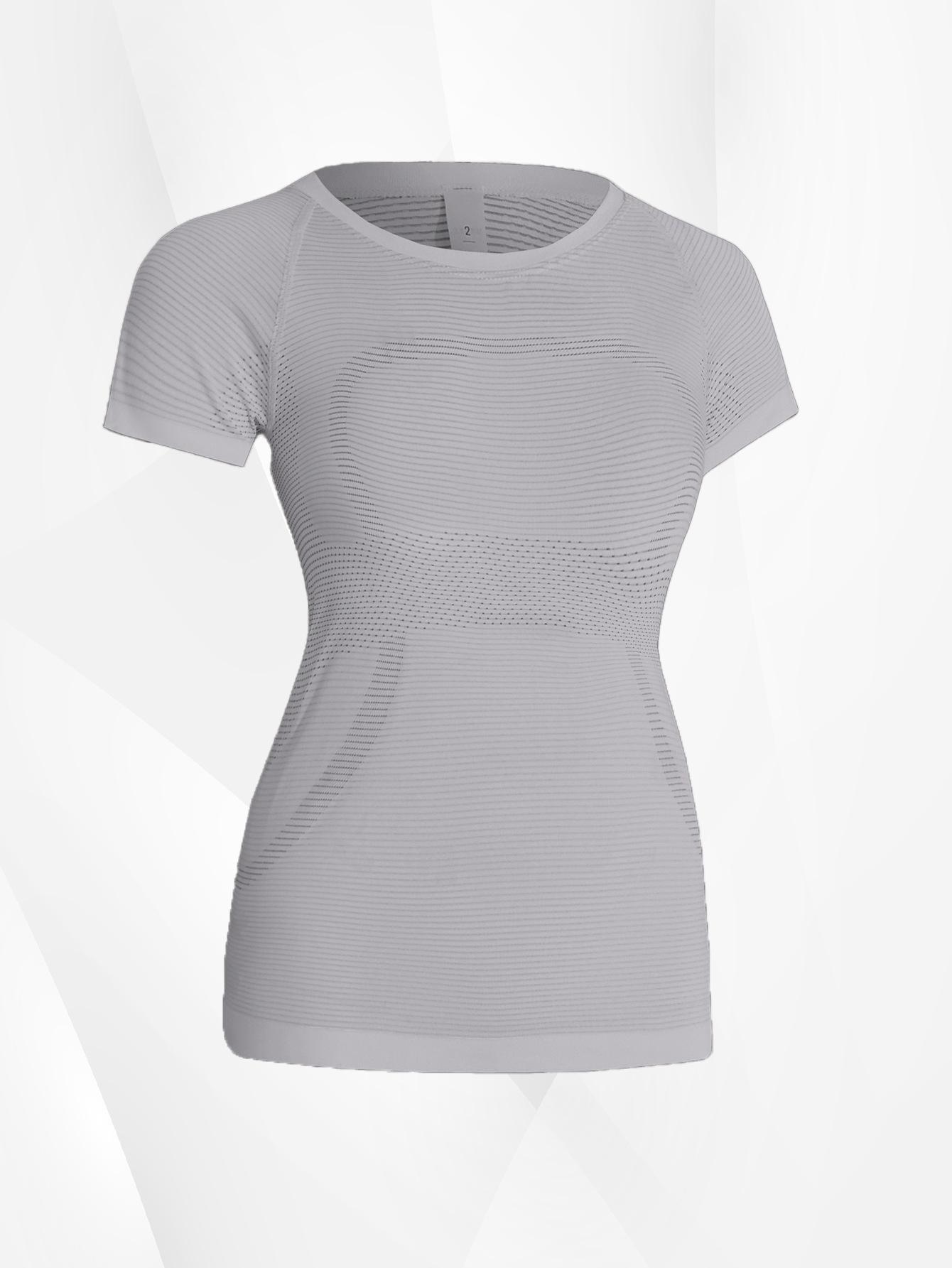 

LULU Quick-Dry Yoga and Running T-Shirt - Slim Fit Short Sleeve XL