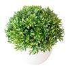 Artificial Plants Potted Green Bonsai Small Tree Grass Plants Pot Ornament Fake Flowers for Home Garden Decoration Wedding Party