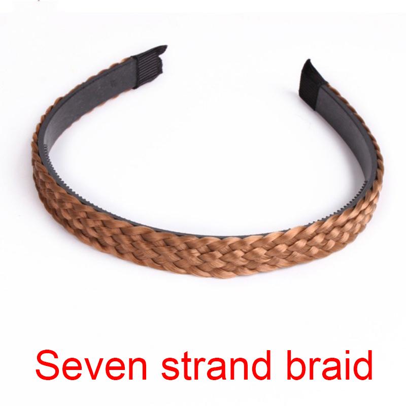 Damen Haarband Fischgrätenzopf Faule Perücke Twist Zopf Stirnband Haarnadel Böhmische Mode Rutschfester Kopfschmuck Braut Haarschmuck