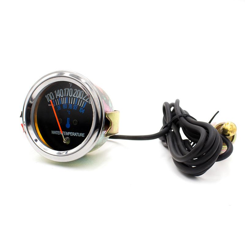 2inch 52mm Electrical Mechanical Car 12V DC Water temp Temperature Gauge Black Face Fahrenheit Water Temp meter