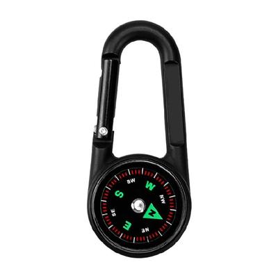 Light Weight Camping Compasses Thermometers Outdoor Small Compasses Carabiner Backpack Buckle Hiking Camping Accessories