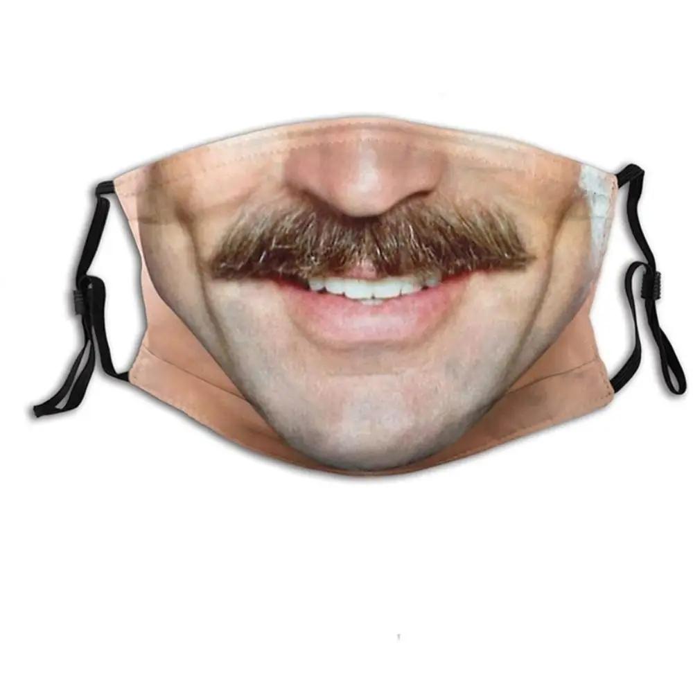 3D Three-dimensional Mask Personality Creative Social Funny Imitation Facial Expression Dance Cotton Printed Mask