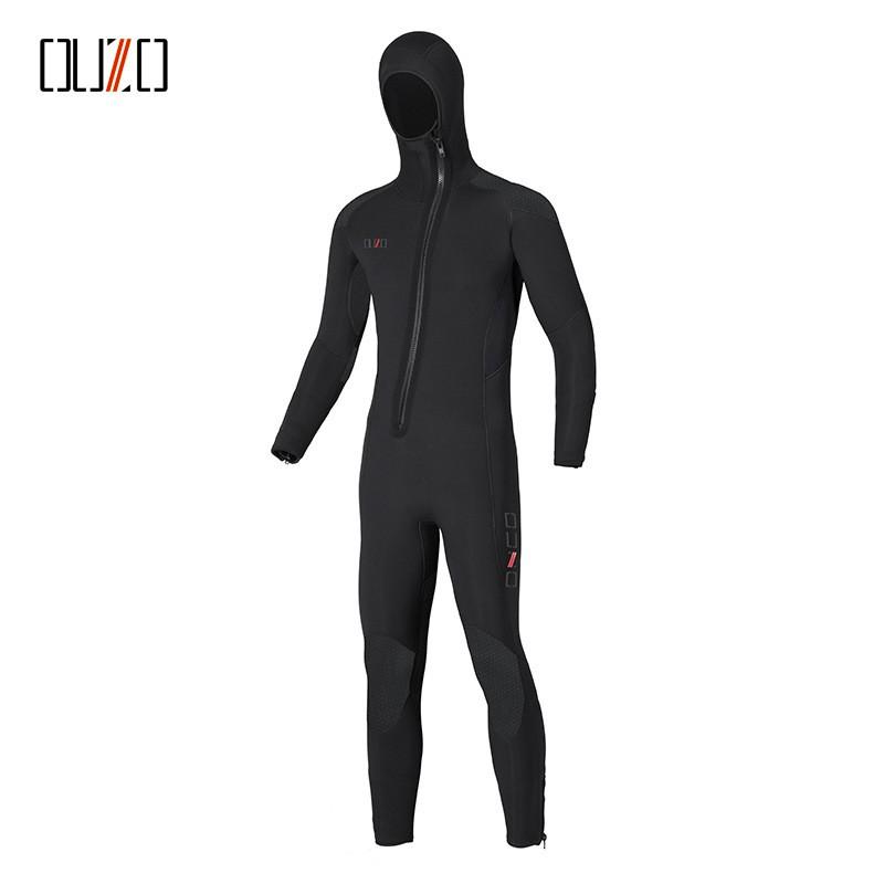 5mm Neoprene Wetsuit Men Full Body Thermal Dive Suit Freediving Surfing Cold Water Swimming Winter