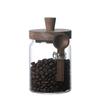 Clear Glass Coffee Canister Airtights Storage Jar For Kitchen Organization