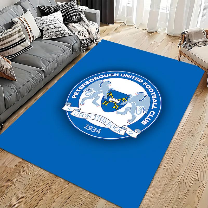 Peterborough United Logo Carpet suitable as a non-slip mat for the living room or bedroom sofa