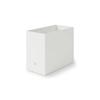 MUJI Recycled Polypropylene File Box - Standard Type - Wide - White Gray, Approx. W15 X D32 X H24cm, 83904371