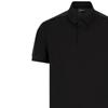 Emporio Armani Solid Color Polo Shirt With Spread Collar Men Tops Black 3D1FM3-1JCYZ-0999
