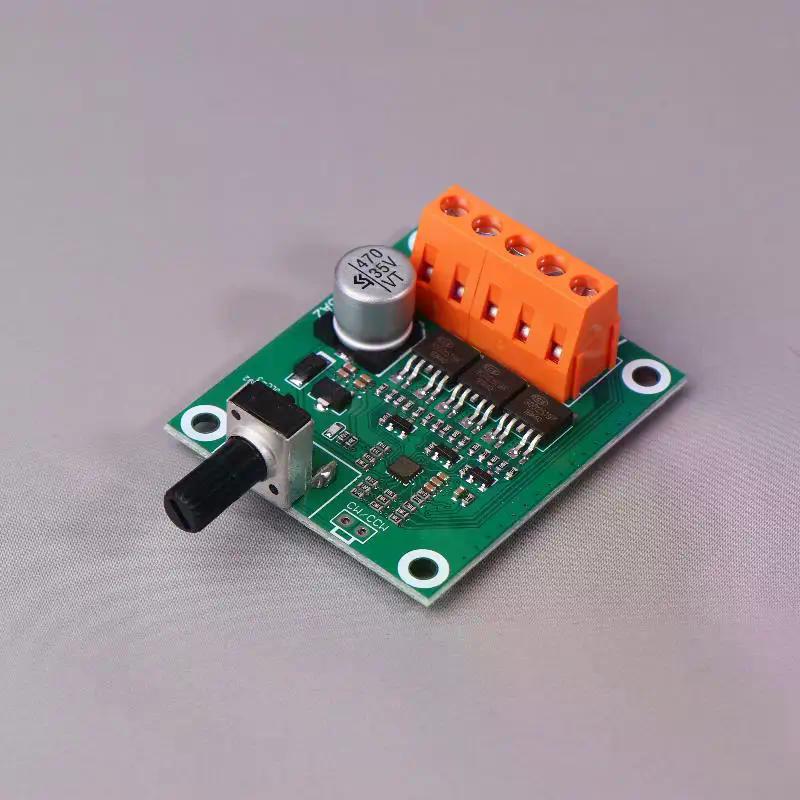 75W 200W DC 6-24V Brushless Motor Drive Control Board High-power 6V12V24V Brushless Fan Motor Speed Controller