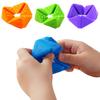 Decompression Fidget Sensory Toy for Autism & ADHD with Textures Quiet Silicone Sensory Flip Cubes Gifts for Children and Adults