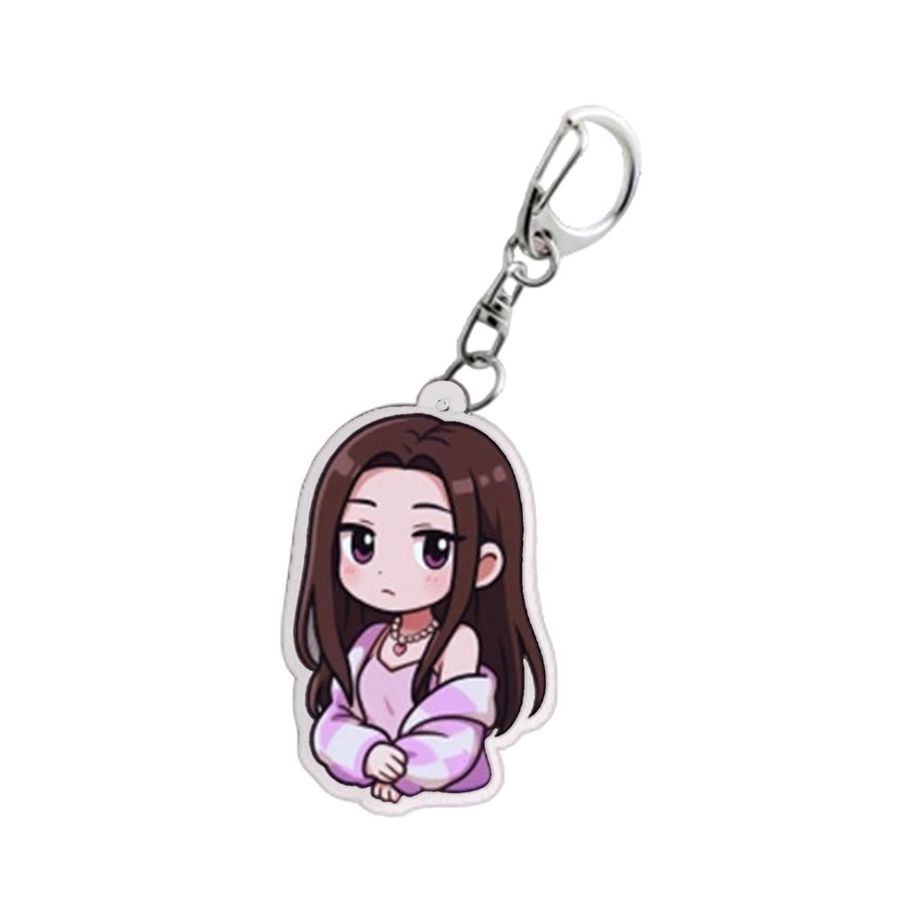 Girls Group Acrylic Keychain New Bag Pendant Accessories Jewelry