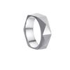 Fashion Rhomb Titanium Steel Ring, Men's Simple Hip Hop Trend Stainless Steel Ring, Men's And Women's Rings Jewelry Gift