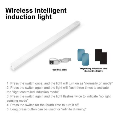 10/20/30/50CM Sensore di movimento Luce LED senza fili Sensore di luce USB a pagamento Luce notturna Armadio da cucina Armadio Sensore automatico di luce