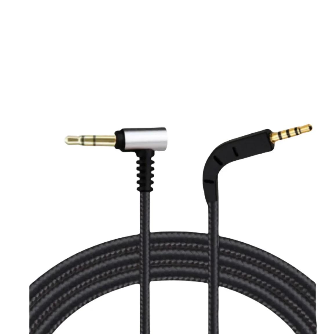 

Plug and Play Високоякісний аудіокабель Для навушників Bowers&Wilkins B&W P5 P9 P7 Штекер 3,5 мм до 2,5 мм Плетіння без ниток чорний