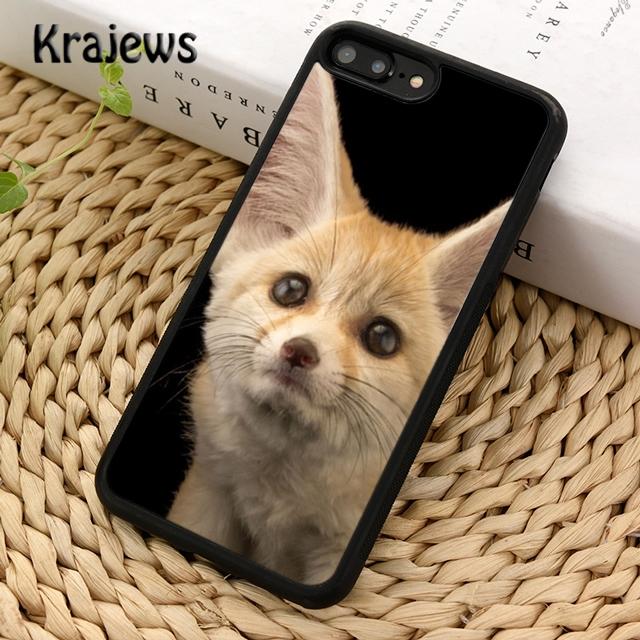 Krajews Snow Fox Animal Soft Phone Case Cover For iPhone 17 Air 16 15 14 Plus 11 12 13 Pro Max Coque Fundas