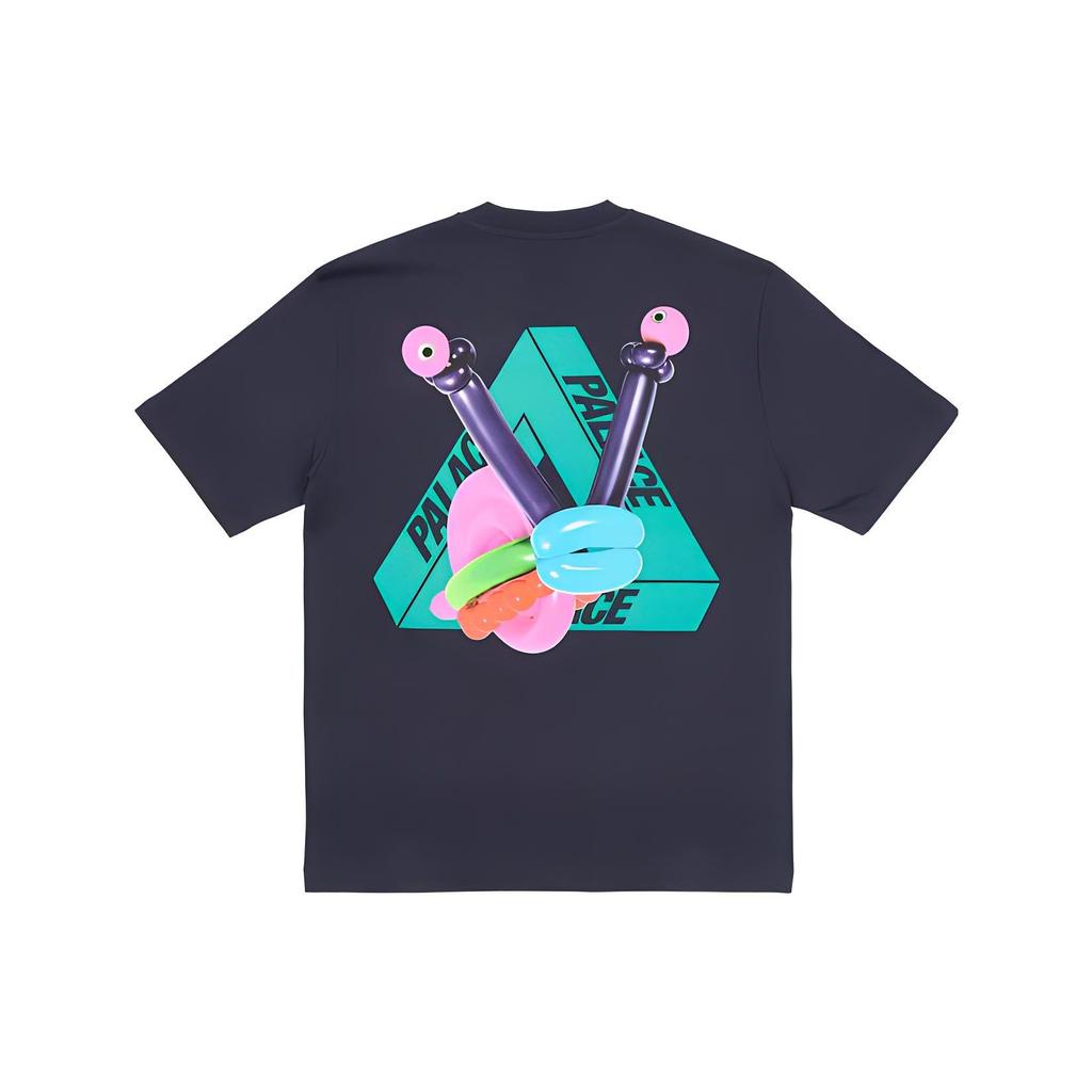 Palace Tri-Twister T-Shirt Navy Unisex Tops Blue P24TS224
