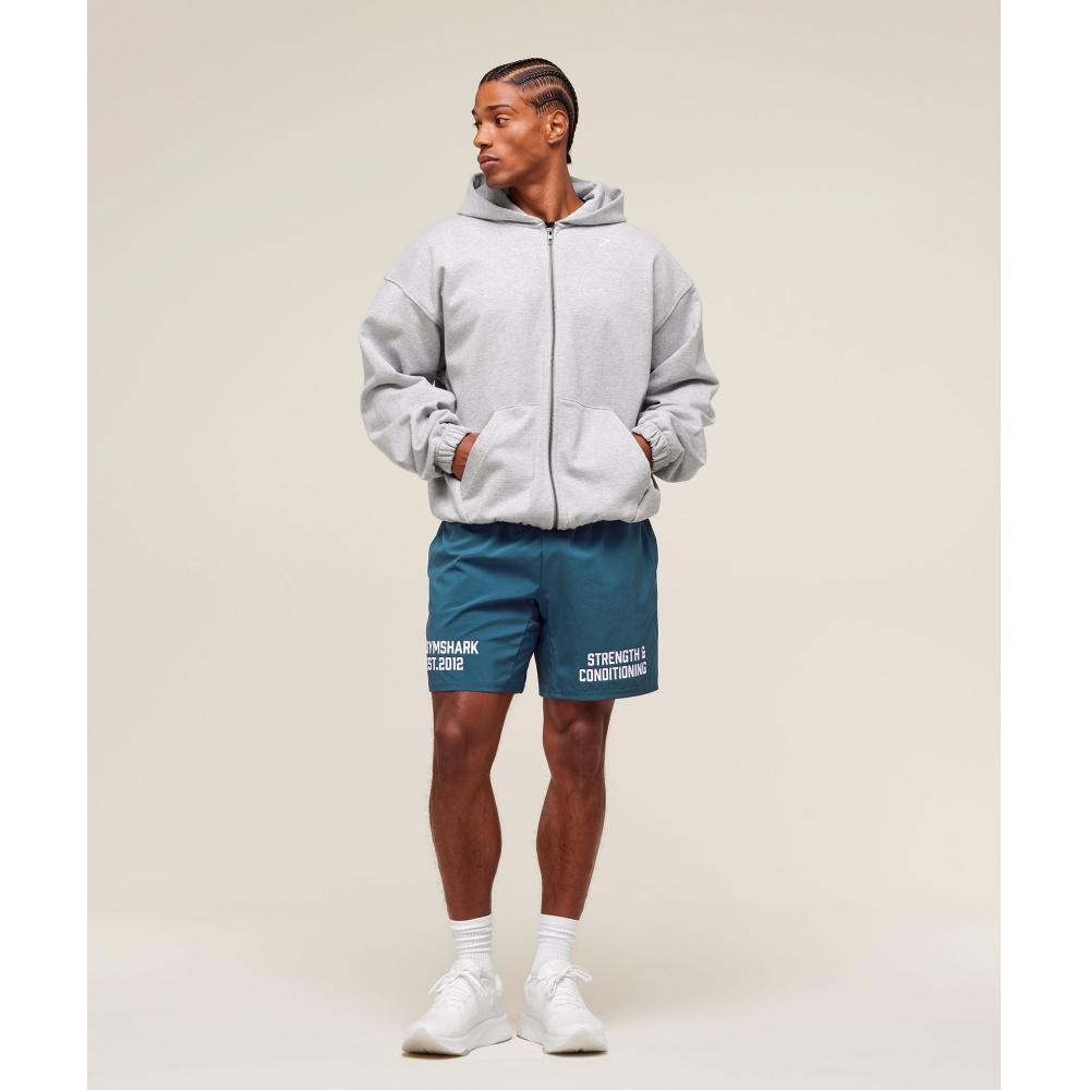 GymShark S C graphiC 7 ShortS SuCCeSS Blue a2C2q Udbq