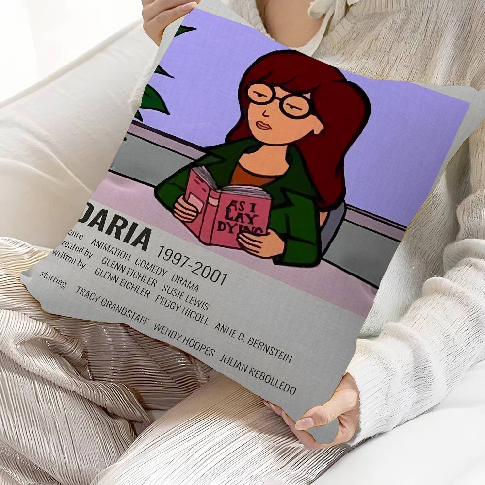 Anime D-Daria Pillow Cover Sofa Cushion Cover Home Room Decoration Children Gift