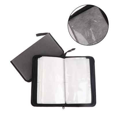 Tragetasche Handtasche Mit Reißverschluss Album-Organizer 80 Blatt Auto-CD-Hülle Disc-DVD-Aufbewahrungstasche Hüllen Halter Hülle