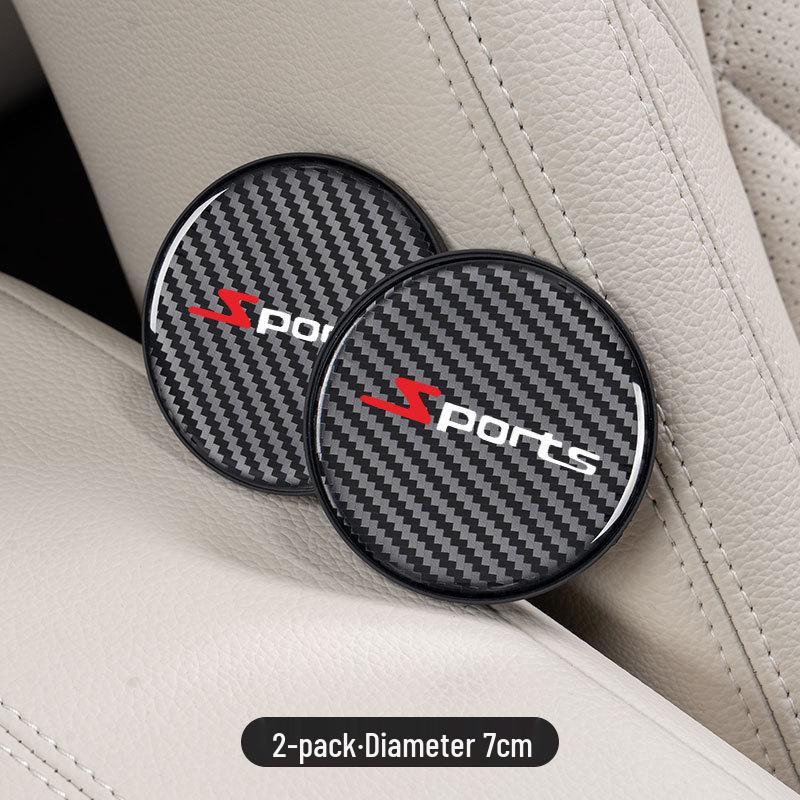 Haval Carbon Fiber Texture Heat Insulation Coaster for Various Models