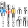 EVANCE Adaptateur Douille 1/2 3/8 1/4 Forets Hexagonale Adaptateur Set Clé D'écrou Reducteur Socket Adaptor Converter Clés À Roch