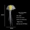 Mini Luminous Silicone Jellyfish for Aquarium Decoration