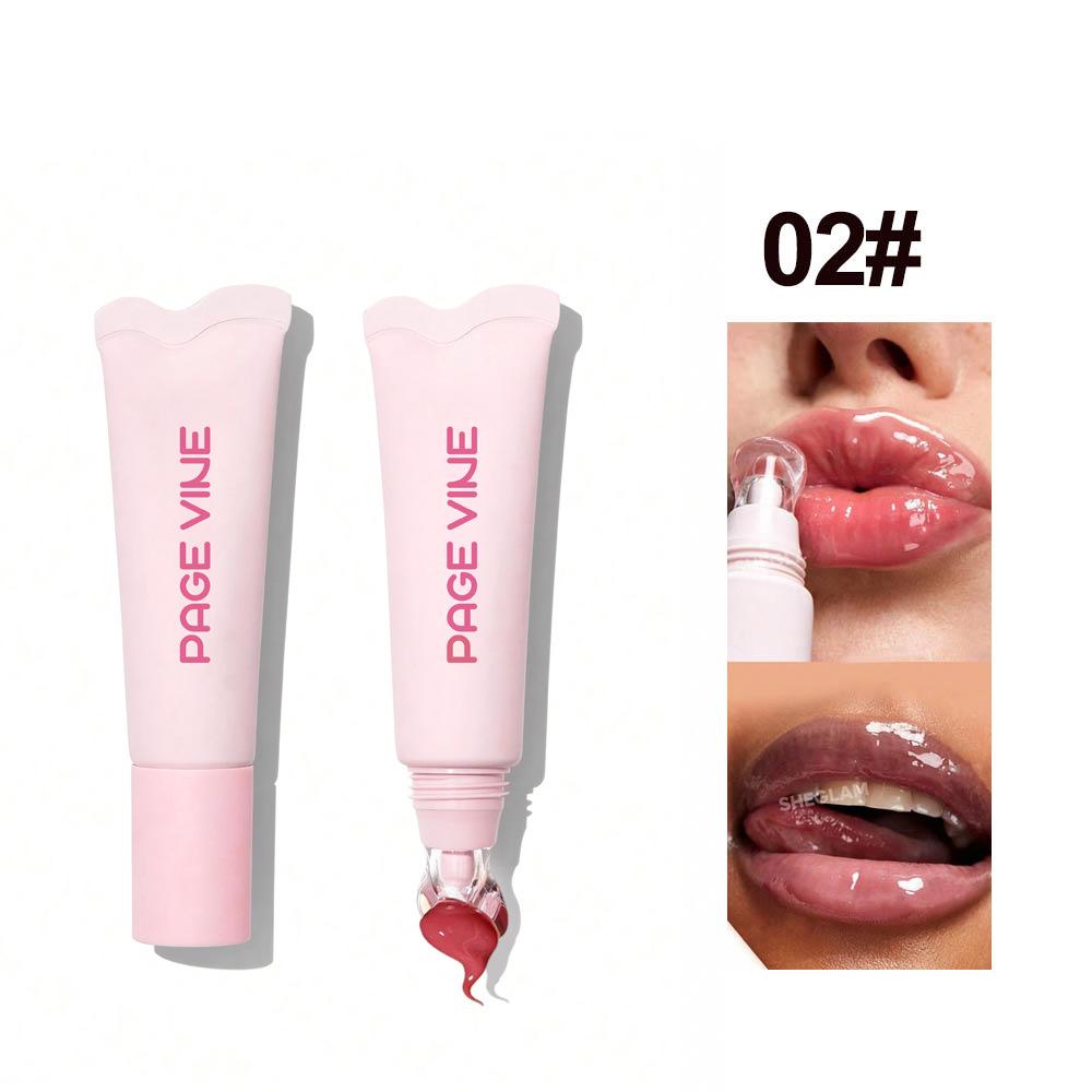 Water Gloss Moisturizing Clear Lip Gloss Mirror Jelly Plumping Lips Transparent Lip Tint Makeup Wholesale Women's Cosmetics