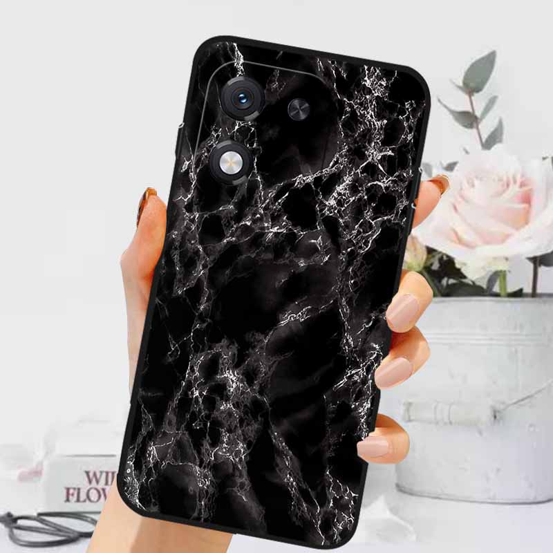 For Honor X70i 5G Case Luxury Marble Silicone Soft Phone Covers for Honor X70i 5G Protective TPU Back Shells ABR-AN00 Coque Capa