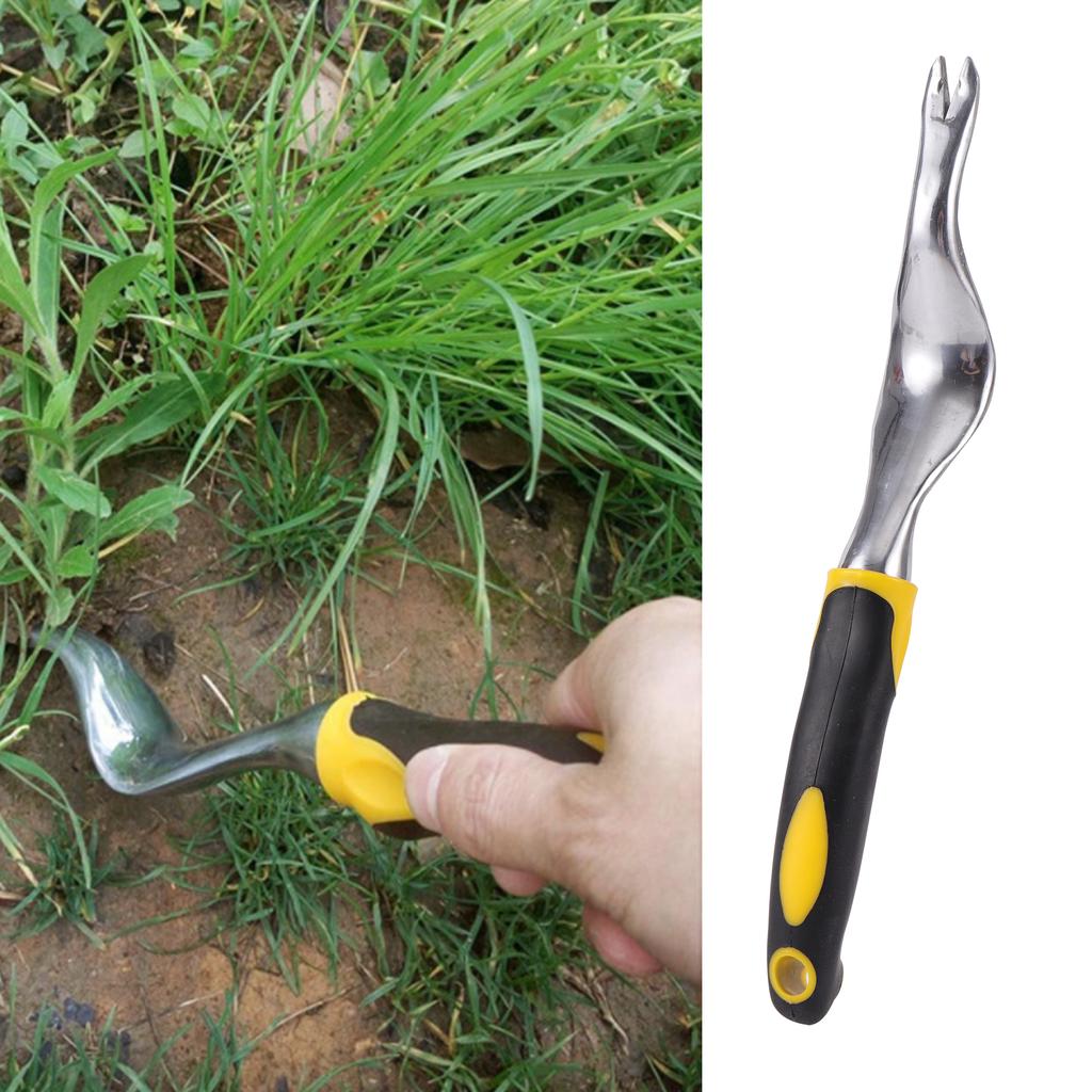 Manual Hand Weeder With Wooden Handle Garden Farmland Puller Removal Cutter Seedling Transplanting Tool Weed Shovel
