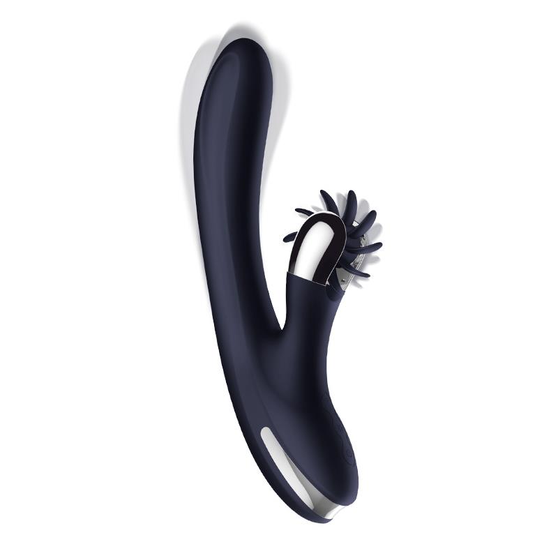 Navyspace Vibrator with Rotating Tongues Blue