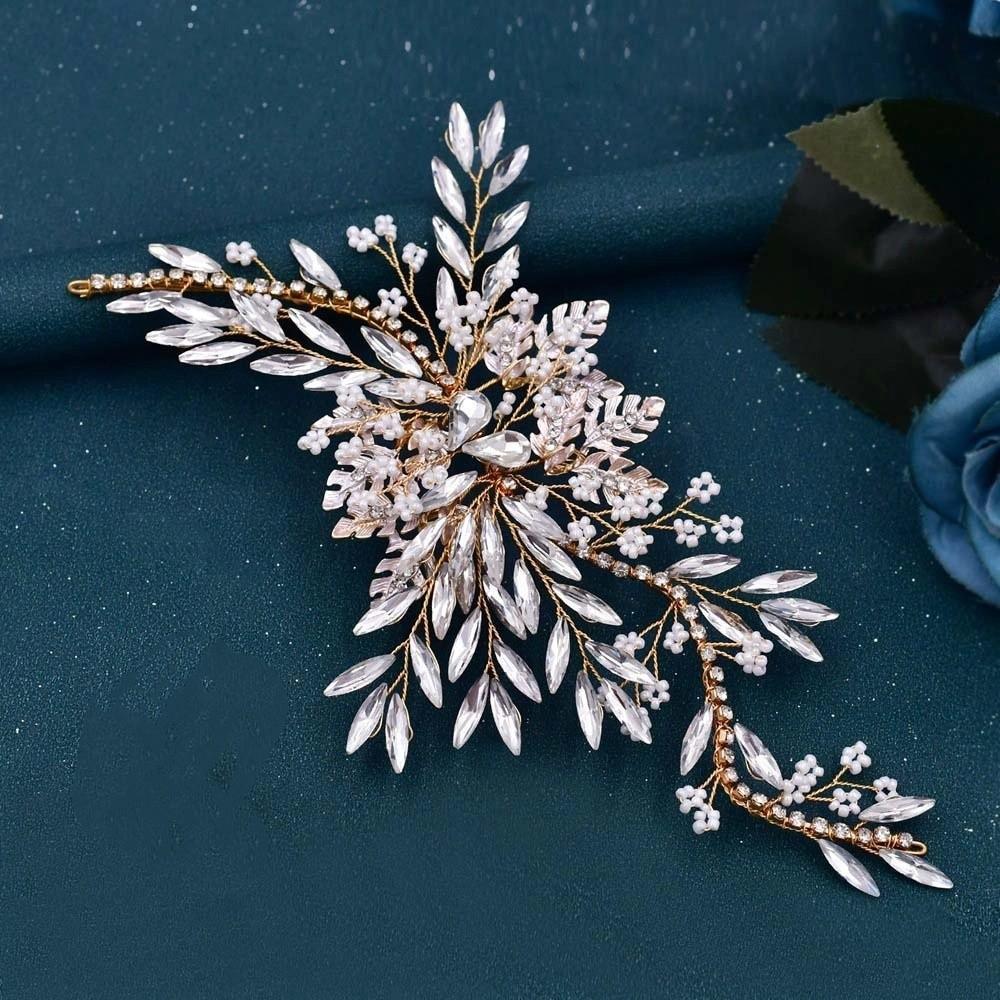 Elegant Rhinestone Hair Clip Vintage Shiny Waist Accessories Birthday Head Jewelry