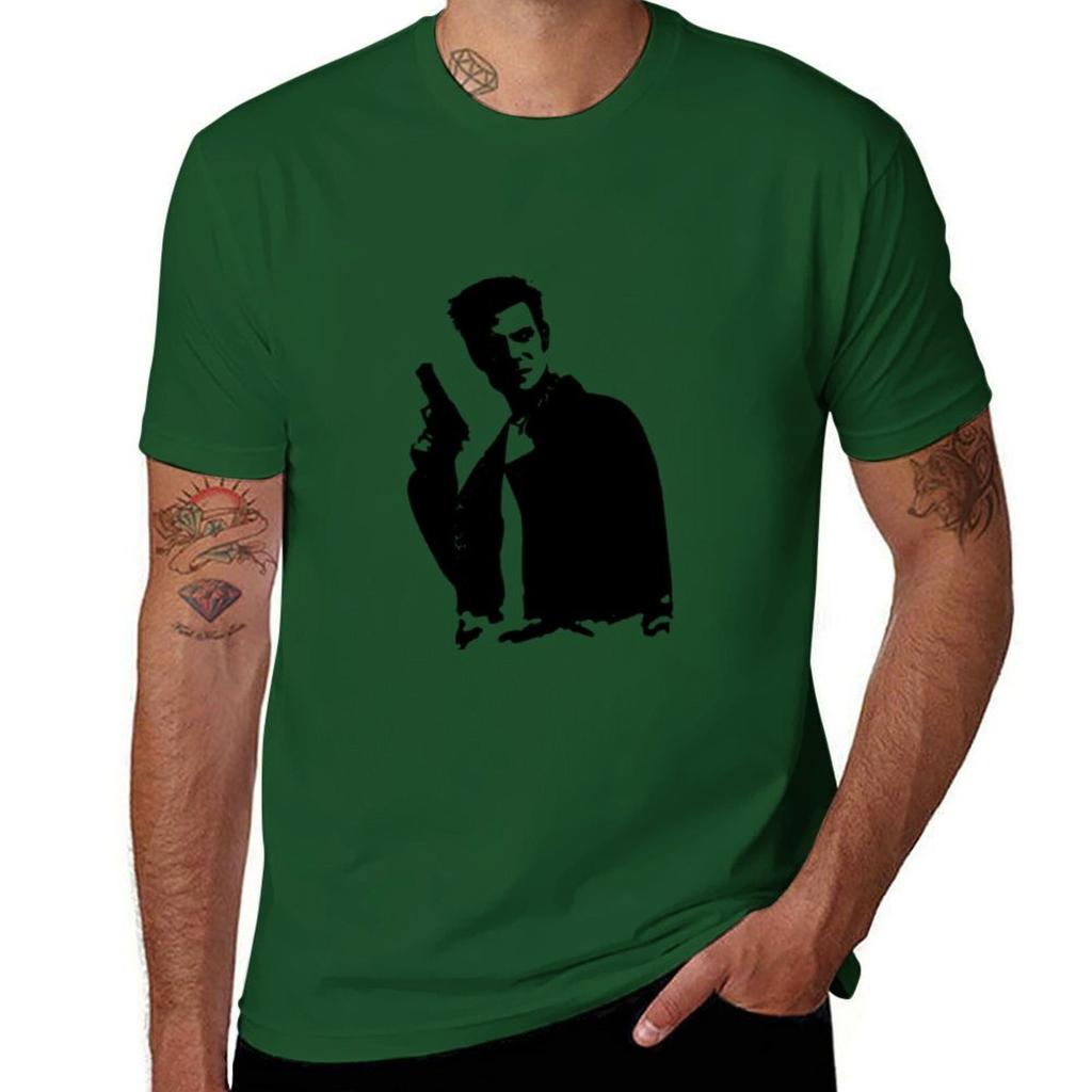 Max Payne Design Classic Tshirt Short sleeve tee customizeds kawaii clothes mens vintage t shirts