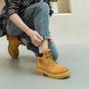 Boots Women's Genuine Leather Thick Sole Shoes Motorcycle Outdoor Work Clothes Women's Ankle Boots Shoes for Women Zapatos