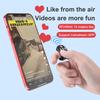 Wireless Bluetooth-compatible Selfie Video Controller Portable Automatic Page Turner Browsing Type-c Charging for Mobile Phone