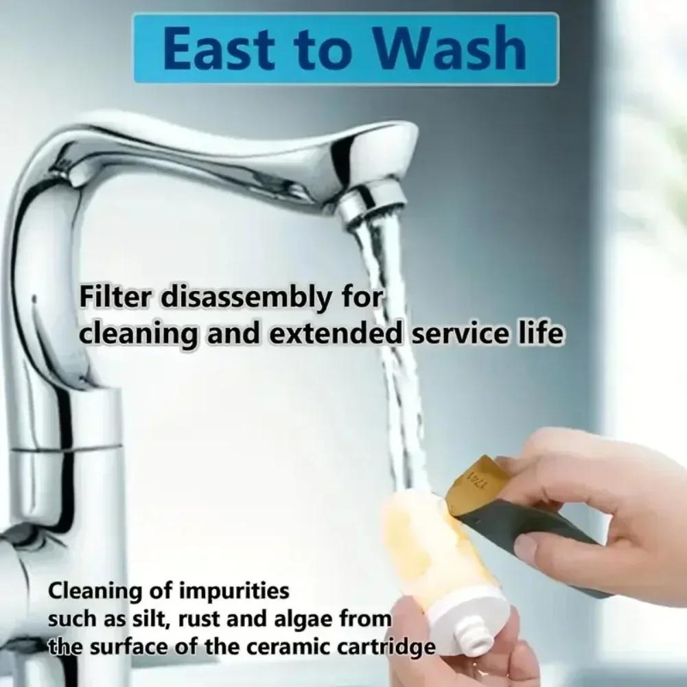 1PC Faucet Filters 11.5*10cm Home Kitchen Faucet Filter Washable Replacement Tap Long-lasting Filter Water Purifier Filters