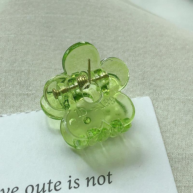 Korean Mini Candy Clip Sweet and Cute Small Hairpin Transparent Solid Sweet Cool Wind Broken Hair Accessories
