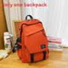 Big Capacity Simple Backpack With Letter Print Design And Waterresistant Fabric