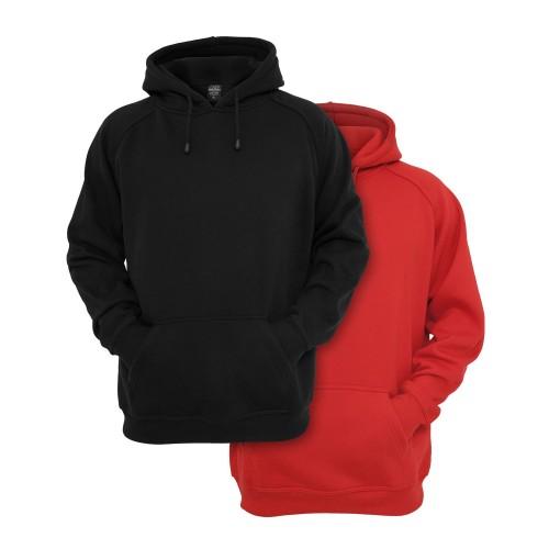 Urban Classics Herren Blanko Hoodie (2er-Pack)