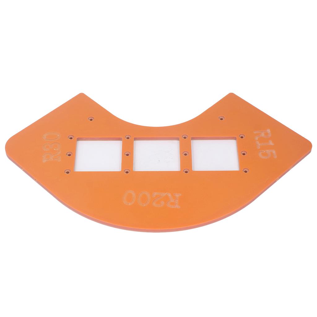 Radius Jig Router Template R15 R30 R100 R200 Woodworking Corner Radius Guide for Cabinet Wardrobe
