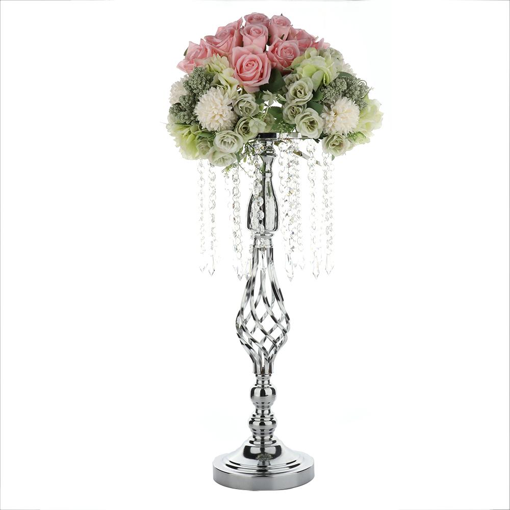 Candlestick Holder Decorative Crystal Candlestick Ornament Dining Table Centerpieces Wedding Decor