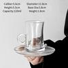 Turkish Coffee Cup And Saucer Set European Style Wine Glasses Cups Creative Coffee Cup Sets Engraved Wine Glasses Cup Cafe Tools