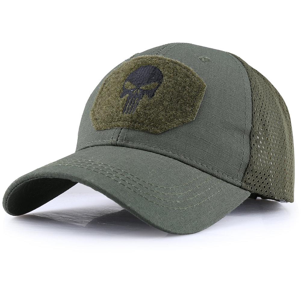 Summer Men's and Women's Universal Baseball Hat Breathable Sun Protection Outdoor Sports Cap Skull Head Personalized Hat