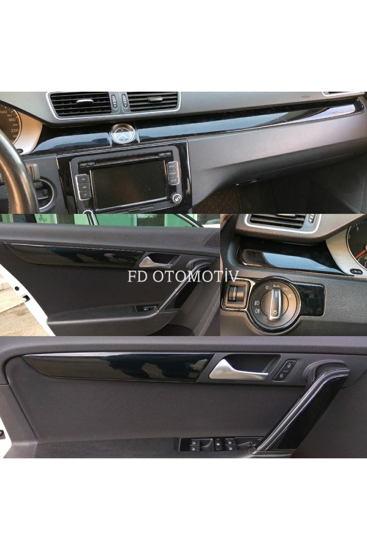 

Volkswagen Passat B7 Torpido, Konsol, Trim, Göğüs Kaplama Set Piano Black Renk Özel Dizayn