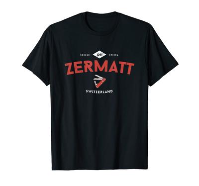 Matterhorn Zermatt Swiss Holiday Swiss Army Knife T-Shirt