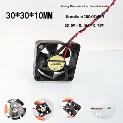 Neuer 3010 Hochgeschwindigkeits 3CM Lüfter mit Doppelkugellager, 5V 0.15A (Modell AG03005HB105100).