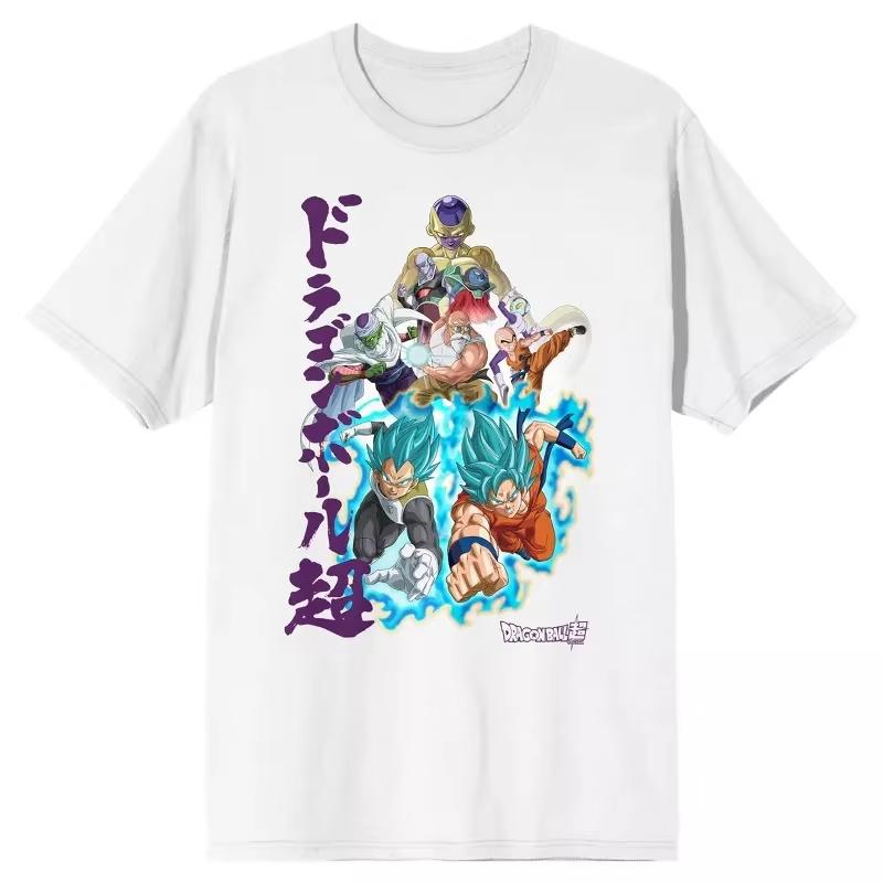 Dragon Ball 2026 New Hot Fashion Summer Super Super Saiyan Casual Tshirt Mens and Womens Luxury Brand Top S