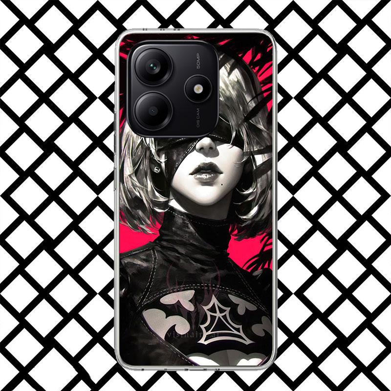 YoRHa No. 2 Type B Phone Case for Xiaomi Redmi Note 15 14 14S 13 12 12S 11 Pro Plus 11E 11T 11S 10S 5G Soft Cover Fundas Redmi N